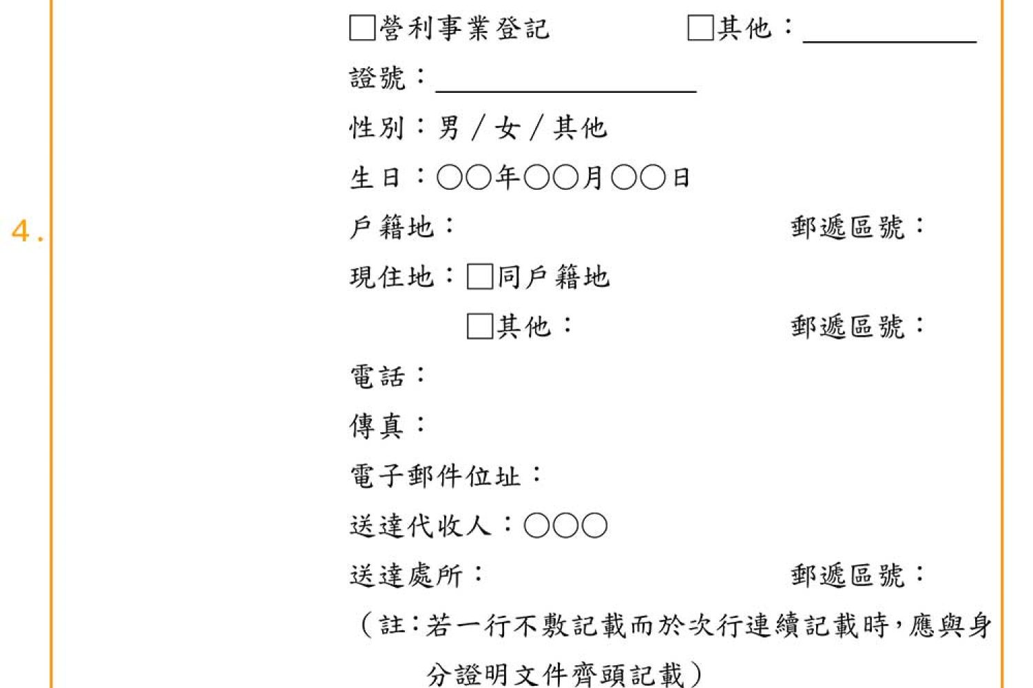 訴狀怎麼寫